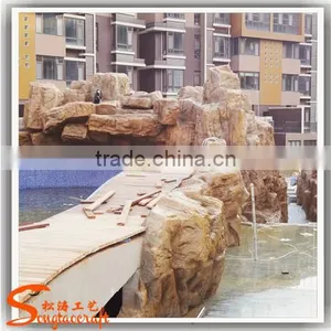 Garden Decoration Artificial Landscaping Slate Fake Rock Garden Fountains thumbnail-2