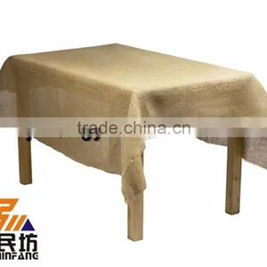 Burlap Table Covering 72 Inches Nature Color thumbnail-1