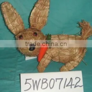 Easter Grass Decorative Rabbit thumbnail-1