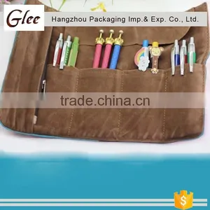 Graceful Nice-looking FancyMulti-Function Genuine Leather School Pencil Case, Cowhide Leather Pencilcase Stationery thumbnail-1
