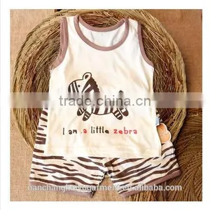 2014 Children Summer Animal Print Cotton Clothing Sets thumbnail-1