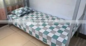 Plain Best Selling Twin White Bed Sheet for College Student thumbnail-4