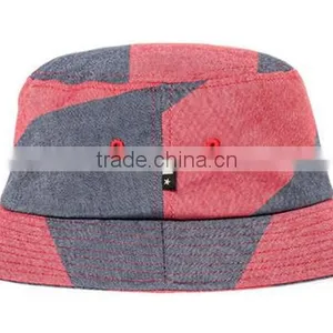 Custom 2015 New Design Colorful Denim Bucket Hat thumbnail-3
