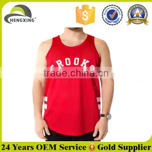 100% Mesh Polyester Men Singlet Tank Top thumbnail-1