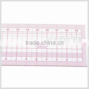 Kearing 5*50cm Length Flexible Sandwich Line Plastic Grading Ruler for Sewing Design# 8002 thumbnail-3