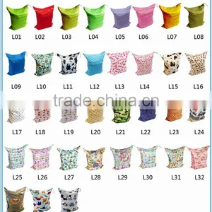 Washable Reusable Waterproof Cloth Diaper Wetbag, Zip-closure Wet Dry Bag,AI2 All in One Size Diaper Wetbag thumbnail-5