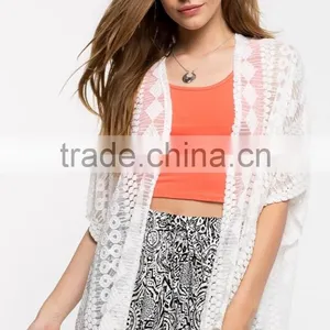 Latest Ladies Fashion Crochet Cardigan Customized Low Price thumbnail-1