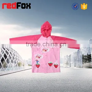 High Quality Fashion Pvc Vinyl Rain Coat for Kids thumbnail-2