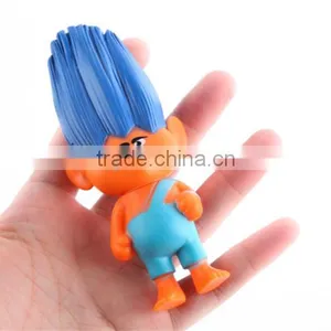 Popular Hairy Little Troll Doll Figure Trolls Pen Topper Gift for Kids Toy thumbnail-5