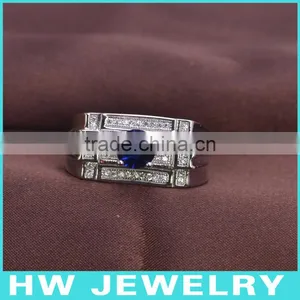 LMR3996 Men Ring Zircon Block thumbnail-1