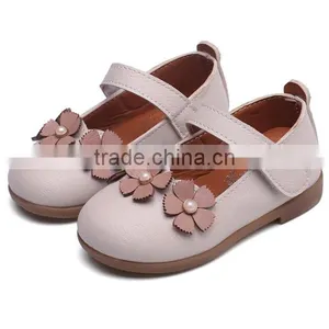 Zm35719a Autumn Wholesle Baby Shoes Children Girl Flower Leather Shoes thumbnail-6