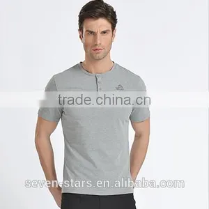 High Elasticity Fitness Clothing Blank T-shirt With Soft Fabric thumbnail-3