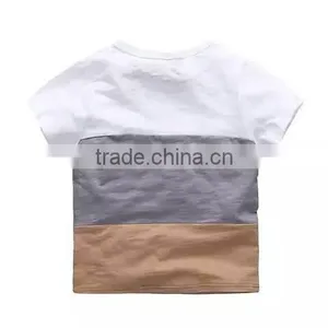 2016 Latest Designs Casual Kids Summer Children Clothing T-shirt Short Pants Cool Baby Clothing Sets thumbnail-3