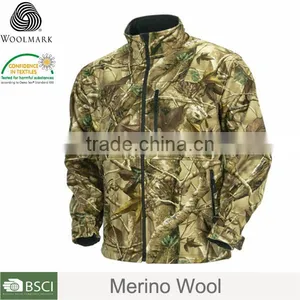 Eco-friendly Mens Winter Outdoor Hunting Clothing 100% Merino Wool , Men's Outdoor Clothing thumbnail-2