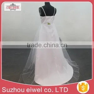Spaghetti Strap White Flower Girl Dress Patterns Free thumbnail-2