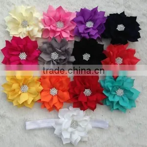 Baby Headband Lotus Flower Headband Infant Headband thumbnail-1