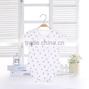 Wholesale Summer Striped Girls Baby Rompers Cotton Clothing thumbnail-2