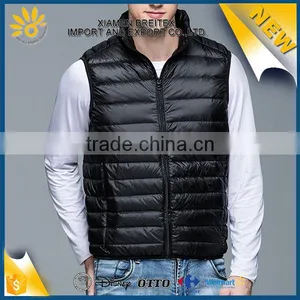 China Supply Custom Fashion Windproof Winter Men Down Vest thumbnail-1