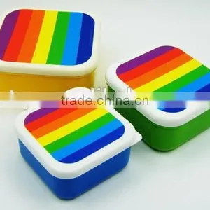 3PCS Square Lunchbox Bento Box Set /storage Box thumbnail-2
