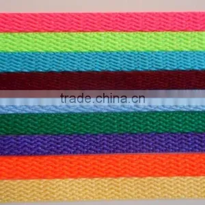 Colored Woven Logo Printed Cotton Shoe Laces thumbnail-1
