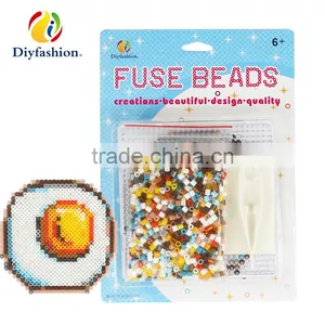 Diyfashion 5mm Hama Perler Fuse Beads the Fried Egg Set With Puzzle Iron Paper and Twezzer Hama Beads Toys for Kids 18030 thumbnail-1