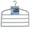 Pants Hangers, 4-Bar Trousers Hanger, Flocked Pants Hanger (LD-P052) thumbnail-1