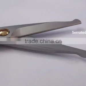 Stainless Steel Pet Grooming Scissor Set Plastic Handle/ New Model of Pet Grooming Scissor Set thumbnail-2