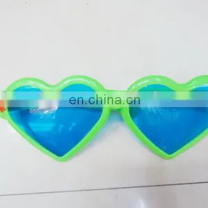 Heart Shaped Cute Glasses Green Party Big Funny Glasses thumbnail-1
