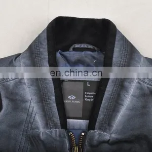 2017 Latest Design Mens Handsome pu Leather Gueqi Motrocycle Jacket thumbnail-4