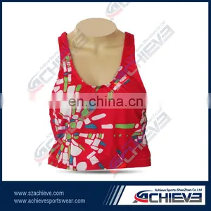 Comfortable Beautiful Ladies Bra Cheap Sublimation Cheerleading Bra Professional Bra Set Manufacturer thumbnail-1