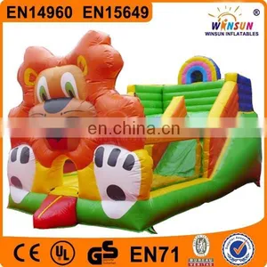 China Standard Quality Inflatable Lion Inflatable Slide on Sale thumbnail-2