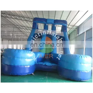 Indoor Inflatable Blue Slide thumbnail-1