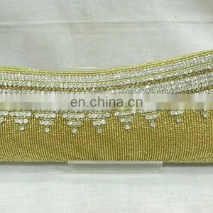 Beaded Heavy Clutch Purse thumbnail-1