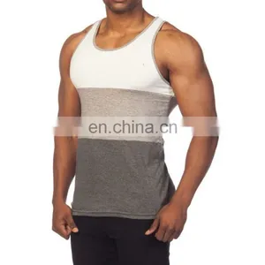 Yihao Men Clothing Apparel Sleeveless Fitness Sportwear Gym Vest Custom Stringers Shark Men Tank Top Stringers thumbnail-3