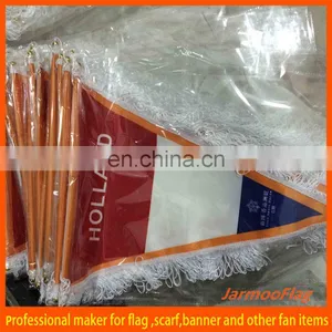 Custom Hanging Suction Cup Flag With Fringe thumbnail-1
