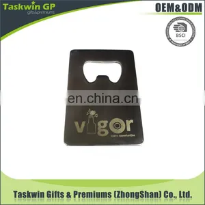 Custom High Quality Business Card Bottle Opener Credit Card Wine Bottle Opener With Promotional Brand Logo thumbnail-2