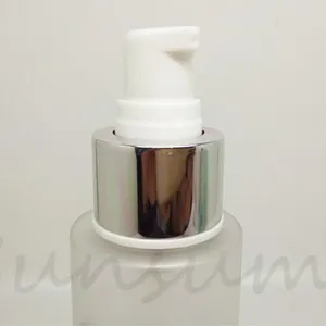 Set Matte Cosmetic Container Silver Lotion Pump Lotion Bottle thumbnail-4