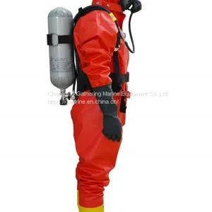 Professional Light Duty Chemical Protective Suit For Firefighter's Protection thumbnail-3