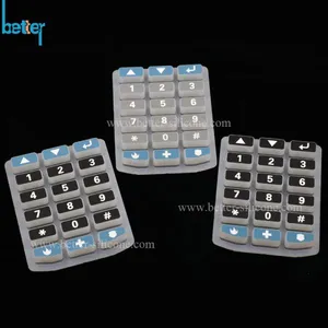 Custom Silicone Rubber Keypad With Silk Screen Printing thumbnail-1