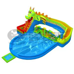 Outdoor Commercial Grade Inflatable Water Slide Clearance for Sale thumbnail-1