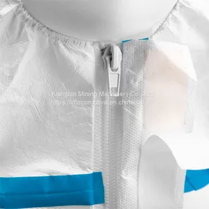 CE Custom Unisex Disposable Non-woven Work Safety Protective Suit thumbnail-5