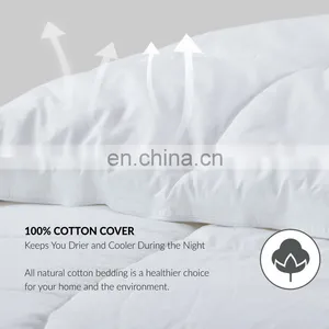 Fashion King Bedroom Bed Set Plain Medium Weight Reversible Comforter thumbnail-7