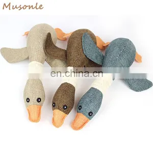 Hot Selling Durable Wild Goose Squeaky Interactive Canvas Dog Toy thumbnail-2