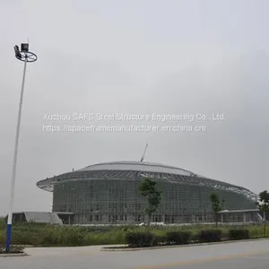 Anhui Tongcheng Stadium Steel Structure Roof Project thumbnail-2