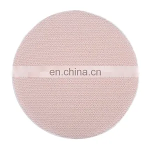 Custom Pink Chair Pad Round Stool Cushions Round Rattan Outdoor Home Chair Seat Cushion With Memory Foam Filling thumbnail-4