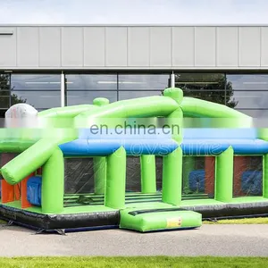 Multi Play Inflatable Basketball Bungee Run Game Field Outdoor Inflatable Sports Arena For Sale thumbnail-2
