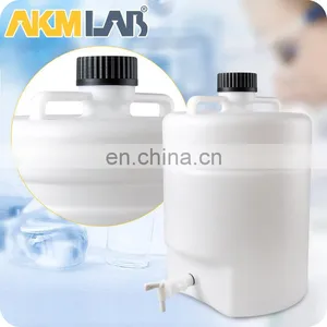 AKMLAB White Plastic Aspirator Bottle With Screw Cup thumbnail-3