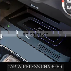 New Product Wireless Car Charger Mount For Tiguan L/Tuyue (2017-2020) 72W Fast-Charging Car Charger Wireless thumbnail-4