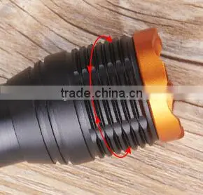 10W Aluminum Strong Bright t6 Zoomable Flashlight thumbnail-4