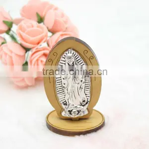Standing Wooden Guadalupe Virgin thumbnail-1